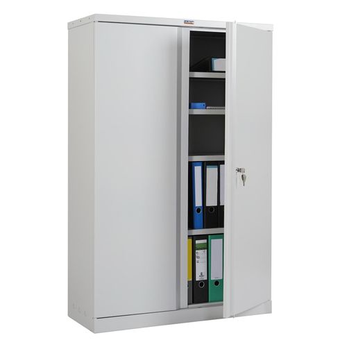 4052826174416 - Aktenschrank H331 Metallschrank Büroschrank Stahlschrank 2 Türen 140x92x37cm ~ grau 4052826174416 - Aktenschrank H331 Metallschrank Büroschrank Stahlschrank 2 Türen 140x92x37cm ~ grau