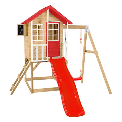 4262519770102 - Zwerkules Spielhaus Lolla 2 inkl Rutsche & Schaukel 352x280x224cm 4262519770102 - Zwerkules Spielhaus Lolla 2 inkl Rutsche & Schaukel 352x280x224cm