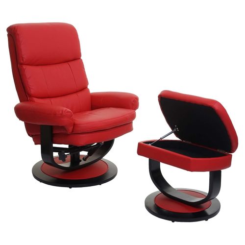 4057651306018 - Relaxsessel MCW-C16 Fernsehsessel TV-Sessel Hocker mit Staufach MVG-zertifiziert ~ Kunstleder rot 4057651306018 - Relaxsessel MCW-C16 Fernsehsessel TV-Sessel Hocker mit Staufach MVG-zertifiziert ~ Kunstleder rot