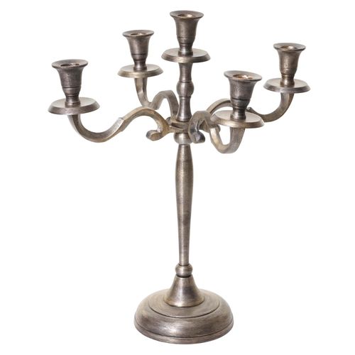 4057651210131 - Kerzenleuchter MCW-D81 Kerzenständer Leuchter Kerzenhalter 5-armig aus Aluminium 41cm massiv 1kg ~ Farbe Antik Gold 4057651210131 - Kerzenleuchter MCW-D81 Kerzenständer Leuchter Kerzenhalter 5-armig aus Aluminium 41cm massiv 1kg ~ Farbe Antik Gold