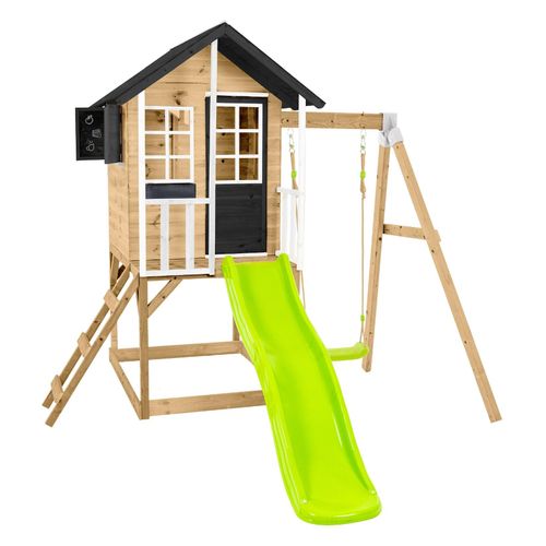 4262519770072 - Zwerkules Spielhaus Holli 2 inkl Rutsche & Schaukel 352x280x224cm 4262519770072 - Zwerkules Spielhaus Holli 2 inkl Rutsche & Schaukel 352x280x224cm