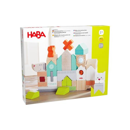 4010168256108 - Unisex Spielbausteine Bausteine Hund und Katze 1er Pack