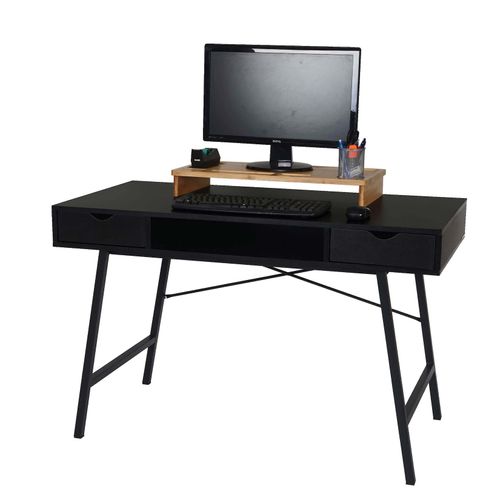 4057651520544 - Schreibtisch MCW-E92 Bürotisch Computertisch 3D-Struktur MVG-zertifiziert 120x60xcm ~ schwarz 4057651520544 - Schreibtisch MCW-E92 Bürotisch Computertisch 3D-Struktur MVG-zertifiziert 120x60xcm ~ schwarz