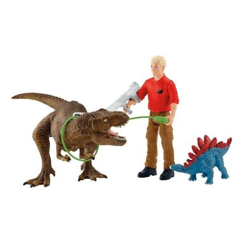 4059433574196 - Dinosaurs 41465 Tyrannosaurus Rex Angriff Spielfiguren-Set 4059433574196 Schleich