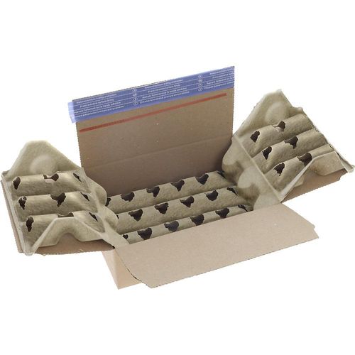 4251924776489 - Versandverpackung aus Faserguss mit Faltboden Innenmaße 200 x 142 x 63 mm VE 100 Stk ab 6 VE kaiserkraft 4251924776489 - Versandverpackung aus Faserguss mit Faltboden Innenmaße 200 x 142 x 63 mm VE 100 Stk ab 6 VE kaiserkraft