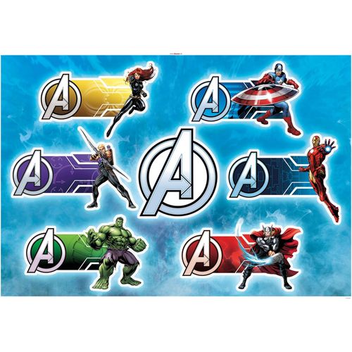 4036834178482 - KOMAR Wandtattoo Avengers Plates Wandtattoos 100x70 cm (Breite x Höhe) selbstklebendes Wandtattoo Gr B H 100 cm x 70 cm Kinder-Comic bunt Wandtattoos Wandsticker 4036834178482 - KOMAR Wandtattoo Avengers Plates Wandtattoos 100x70 cm (Breite x Höhe) selbstklebendes Wandtattoo Gr B H 100 cm x 70 cm Kinder-Comic bunt Wandtattoos Wandsticker