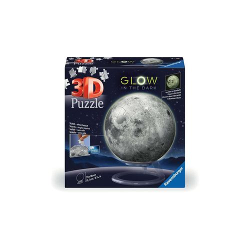 4005556115860 - Ravensburger 3D Puzzle 11586 - Puzzle-Ball Der Mond - leuchtet im Dunkeln - dekorativer Glow-in-the-Dark Puzzleball aus 3D Puzzleteilen - ideales Geschenk für Erwachsene und Kinder ab 6 Jahren 4005556115860 - Ravensburger 3D Puzzle 11586 - Puzzle-Ball Der Mond - leuchtet im Dunkeln - dekorativer Glow-in-the-Dark Puzzleball aus 3D Puzzleteilen - ideales Geschenk für Erwachsene und Kinder ab 6 Jahren