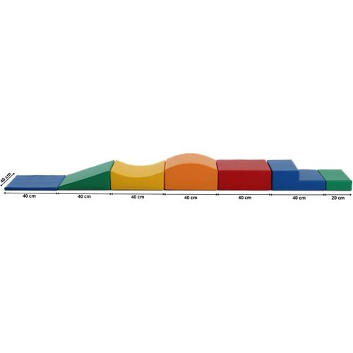 4751005645876 - Spielbauklötze IGLU 7 XL Softbausteine Spielset Mehrfarbig