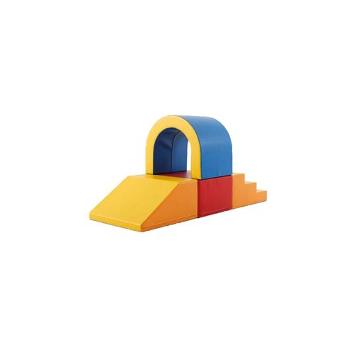 4751005645647 - Spielbausteine IGLU 4 XL Schaumstoff Softbausteine Spielset - Tunnel Mehrfarbig