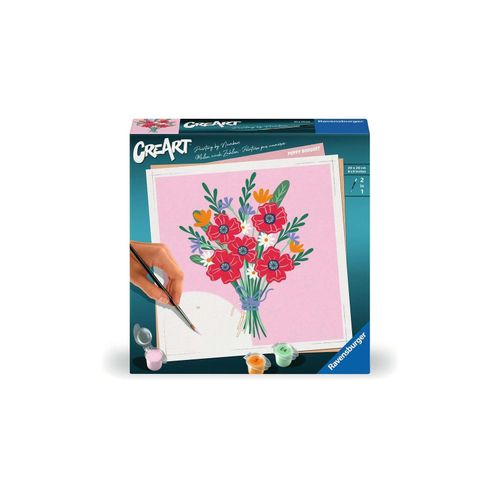 4005556255191 - Malen nach Zahlen RAVENSBURGER CreArt Mohnblumenstrauß bunt Malvorlagen KinderB20cm H20cm für Erwachsene Made in Europe B20cm H20cm 4005556255191 - Malen nach Zahlen RAVENSBURGER CreArt Mohnblumenstrauß bunt Malvorlagen KinderB20cm H20cm für Erwachsene Made in Europe B20cm H20cm