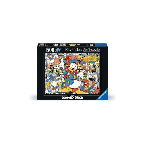 4005555012207 - Ravensburger Puzzle 12001220 - Donald Duck - 1500 Teile Disney Puzzle für Erwachsene und Kinder ab 14 Jahren
