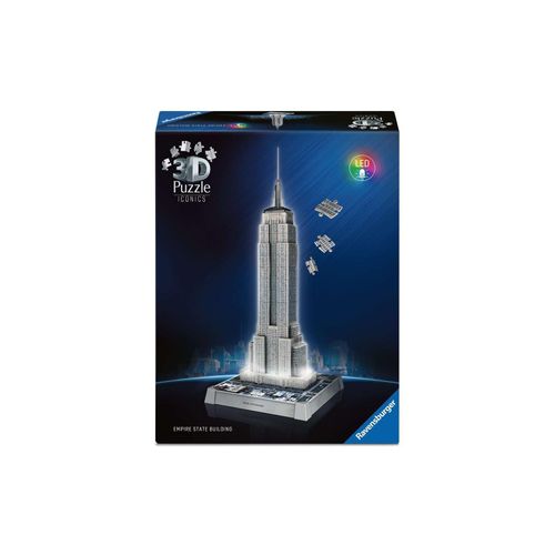 4005555080268 - Puzzle 3D Puzzle Iconics Empire State Building - mit Licht