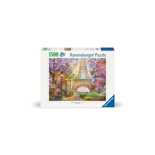 4005555006947 - Ravensburger Puzzle 12000694 - Verliebt in Paris - 1500 Teile Puzzle für Erwachsene und Kinder ab 14 Jahren Puzzle mit Paris-Motiv