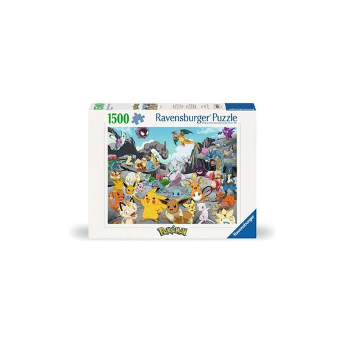 4005555007265 - Ravensburger Puzzle 12000726 - Pokémon Classics - 1500 Teile Puzzle für Erwachsene und Kinder ab 14 Jahren Pokémon Puzzle 4005555007265 - Ravensburger Puzzle 12000726 - Pokémon Classics - 1500 Teile Puzzle für Erwachsene und Kinder ab 14 Jahren Pokémon Puzzle