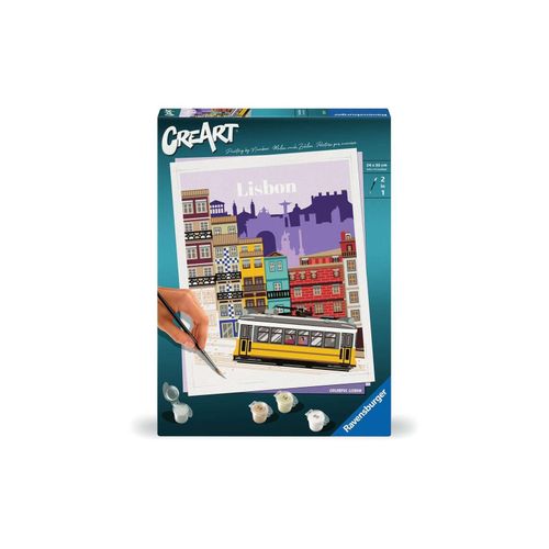 4005556255221 - CreArt - Farbenfrohes Lissabon Malen