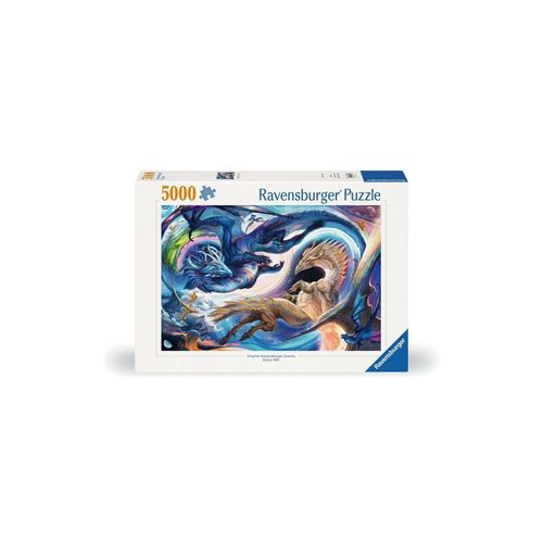 4005555008132 - Ravensburger Puzzle 12000813 - Gigantisches Drachenfest zur Tages- und Nachtstunde - 5000 Teile Puzzle für Erwachsene ab 14 Jahren