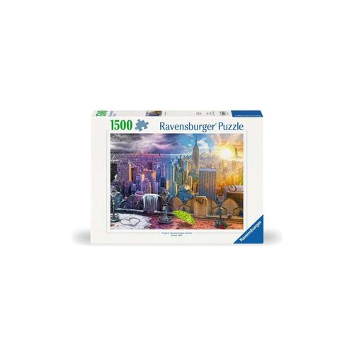 4005555006985 - Ravensburger Puzzle 12000698 - New York im Winter und Sommer - 1500 Teile Puzzle für Erwachsene und Kinder ab 14 Jahren Puzzle mit Stadt-Motiv 4005555006985 - Ravensburger Puzzle 12000698 - New York im Winter und Sommer - 1500 Teile Puzzle für Erwachsene und Kinder ab 14 Jahren Puzzle mit Stadt-Motiv