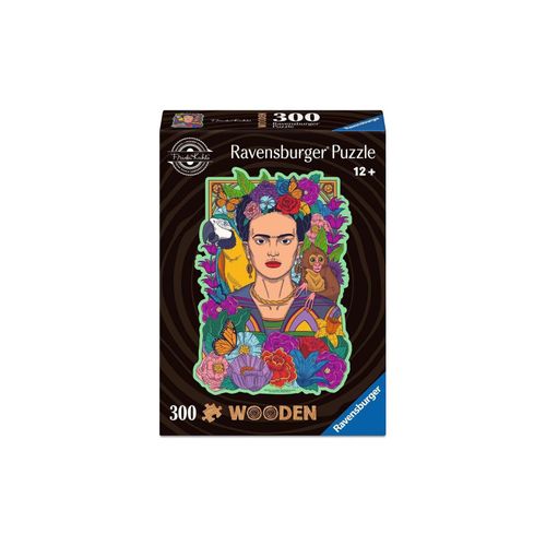 4005555015406 - Ravensburger WOODEN Puzzle 12001540 - Frida Kahlo - 300 Teile konturgeformtes Holzpuzzle mit stabilen individuellen Puzzleteilen und 25 Whimsies für Kunstfreunde und Frida Kahlo Fans ab 12 Jahren 4005555015406 - Ravensburger WOODEN Puzzle 12001540 - Frida Kahlo - 300 Teile konturgeformtes Holzpuzzle mit stabilen individuellen Puzzleteilen und 25 Whimsies für Kunstfreunde und Frida Kahlo Fans ab 12 Jahren