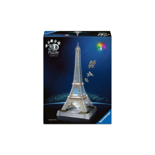 4005555080244 - Puzzle 3D Puzzle Iconics Eiffelturm - mit Licht
