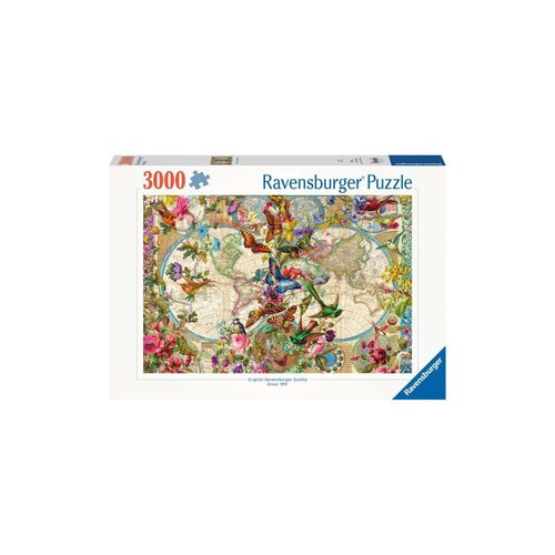 4005556171170 - Ravensburger Puzzle 17117 Weltkarte mit Schmetterlingen 3000 Teile Puzzle 4005556171170 - Ravensburger Puzzle 17117 Weltkarte mit Schmetterlingen 3000 Teile Puzzle