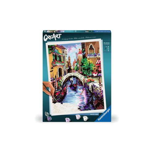 4005556259649 - Malen nach Zahlen RAVENSBURGER CreArt Zauberhaftes Venedig bunt Malvorlagen KinderB30cm H40cm für Erwachsene  Made in Europe B30cm H40cm