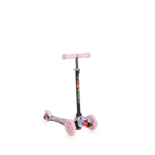 3800146227951 - Kinderroller Fidget 3 Räder höhenverstellbar PU-Räder Wasserdruck ABEC-7 rosa 3800146227951 - Kinderroller Fidget 3 Räder höhenverstellbar PU-Räder Wasserdruck ABEC-7 rosa