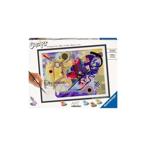 4005556236503 - Malen nach Zahlen RAVENSBURGER CreArt ART Collection Yellow Red Blue (Kandinsky) Malvorlagen bunt Kinder Malen Zubehör Made in Europe  FSC - schützt Wald weltweit
