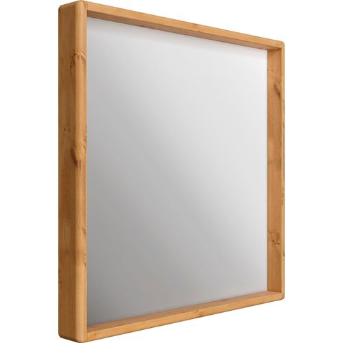 4067474178600 - Spiegel HOME AFFAIRE Livana beige (kiefer natur) B80cm H80cm T8cm Massivholz Spiegel FSC zertifiziertes Massivholz