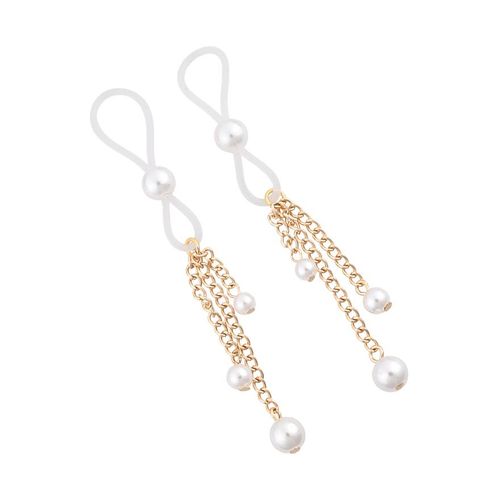 0646709098582 - Sex and Mischief - Pearl Nipple Ties