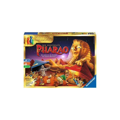 4005556266562 - Ravensburger 26656 - Der zerstreute Pharao - Gesellschaftsspiel für die ganze Familie für Erwachsene und Kinder ab 7 Jahren 1-5 Spieler - Schätze su 4005556266562 - Ravensburger 26656 - Der zerstreute Pharao - Gesellschaftsspiel für die ganze Familie für Erwachsene und Kinder ab 7 Jahren 1-5 Spieler - Schätze su