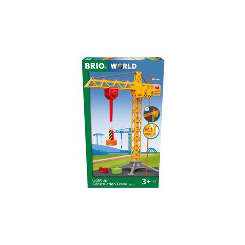 7312350338355 - BRIO World 33835 Großer Baukran mit Licht - Zubehör für die BRIO Holzeisenbahn - Empfohlen für Kinder ab 3 Jahren 7312350338355 - BRIO World 33835 Großer Baukran mit Licht - Zubehör für die BRIO Holzeisenbahn - Empfohlen für Kinder ab 3 Jahren