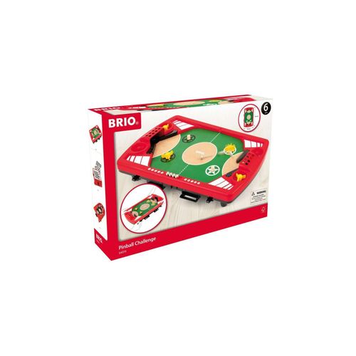 7312350340198 - BRIO Spiele 34019 Tischfußball-Flipper - Pinball als Holzspielzeug für Kinder - Kinderspielzeug empfohlen ab 6 Jahren
