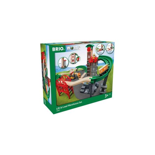 7312350338874 - World Großes Lagerhaus-Set mit Aufzug Spielgebäude