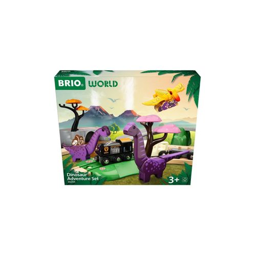 7312350360943 - BRIO World - 36094 Dinosaurier Abenteuer-Set | Zugset für Kinder ab 3 Jahren