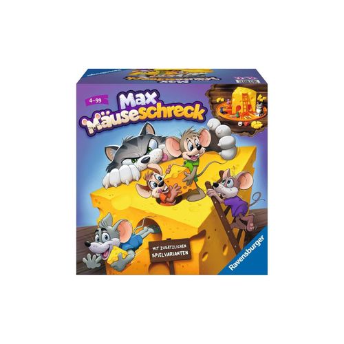 4005556245628 - © Seven Towns Ltd Ravensburger Kinderspiele 24562  - Max Mäuseschreck - Würfel-Laufspiel für 2 bis 4 Spieler ab 4 Jahren