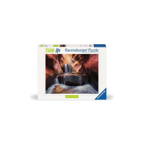 4005555008019 - Spiel Erwachsenenpuzzle Power of Nature 1500 Teile - Der Wasserfall im Red Canyon 4005555008019 - Spiel Erwachsenenpuzzle Power of Nature 1500 Teile - Der Wasserfall im Red Canyon