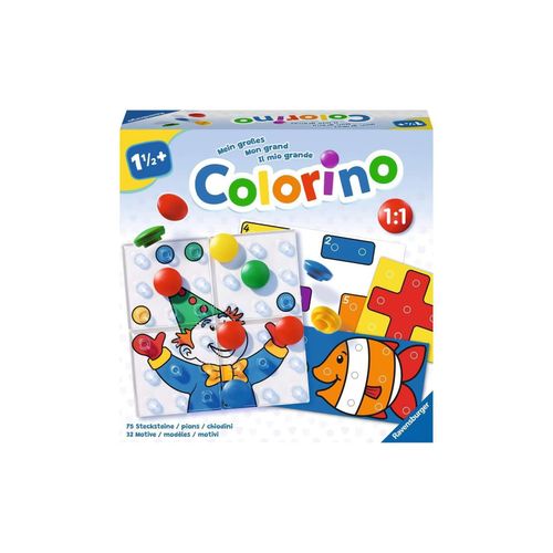 4005556209590 - Ravensburger 25959 Mein großes Colorino Mitwachsendes Lernspiel - So wird Farben lernen zum Kinderspiel - Der Spieleklassiker für Kinder ab 15 Jahren