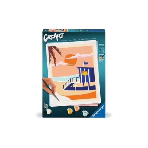 4005556238965 - Spiel CreArt Malen nach Zahlen Adults Trend - Strandhaus