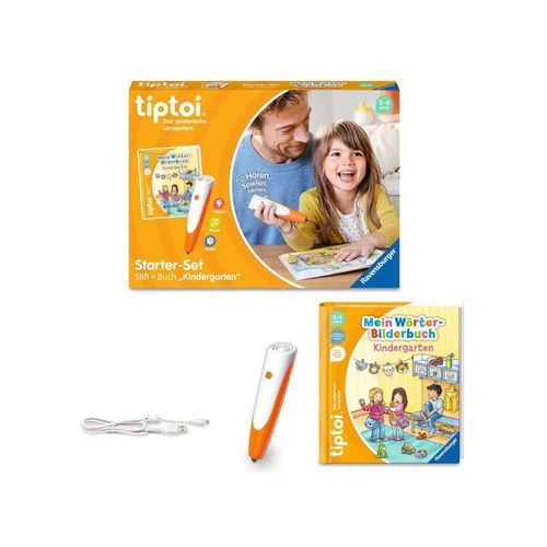 4005556001132 - Grimm Sandra Ravensburger tiptoi Starter-Set 00113 Stift und Wörter-Bilderbuch Kindergarten- Lernsystem für Kinder ab 3 Jahren