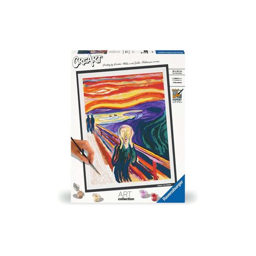 4005556236916 - Spiel CreArt Malen nach Zahlen Art Collection - Der Schrei (Munch)