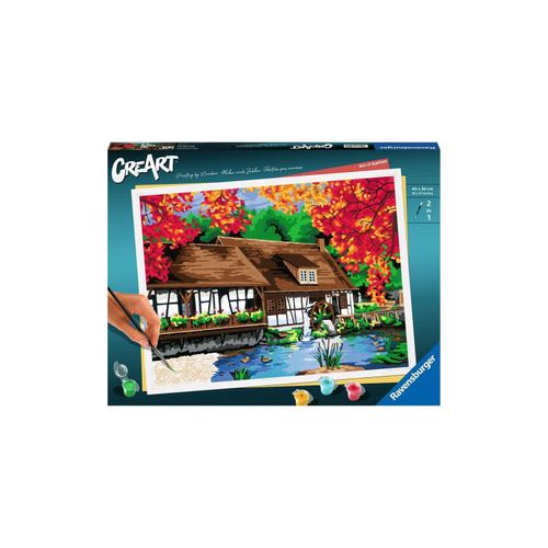 4005556235469 - Malen nach Zahlen RAVENSBURGER CreArt Mill at Blautopf Malvorlagen bunt Kinder Malen Zubehör Made in Europe  FSC- schützt Wald - weltweit