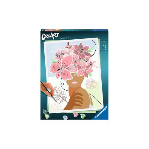 4005556202751 - Malen nach Zahlen RAVENSBURGER CreArt Flowers on my Mind Malvorlagen bunt Kinder Malen Zubehör Made in Europe FSC- schützt Wald - weltweit 4005556202751 - Malen nach Zahlen RAVENSBURGER CreArt Flowers on my Mind Malvorlagen bunt Kinder Malen Zubehör Made in Europe FSC- schützt Wald - weltweit