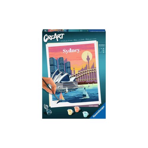 4005556235261 - Malen nach Zahlen RAVENSBURGER CreArt Colorful Sydney Malvorlagen bunt Kinder Malen Zubehör Made in Europe  FSC- schützt Wald - weltweit