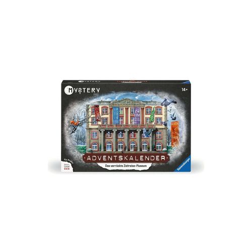 4005556238538 - Schiller Johannes Ravensburger Mystery Pro Adventskalender - Das verrückte Zeitreisemuseum - Escape Room Erlebnis mit 24 Rätseln für Erwachsene und Teenager ab 14 Jahren Rätsel-Adventskalender für Escape-Fans - 23853