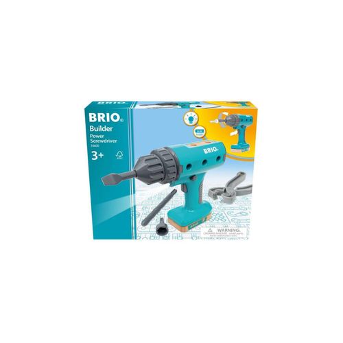 7312350346008 - BRIO Builder - 34600 BRIO Builder Akkuschrauber | Entwicklungsförderndes Rollenspiel- & Konstruktionsspielzeug für Kinder ab 3 Jahren