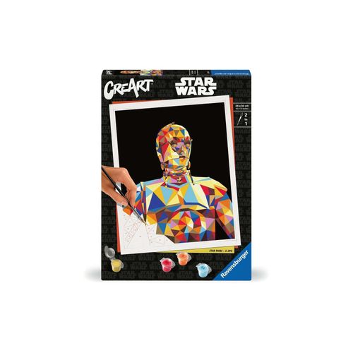 4005556238941 - Malen nach Zahlen RAVENSBURGER CreArt Star Wars - C-3PO bunt Malvorlagen KinderB24cm H30cm L30cm Made in Europe B24cm H30cm L30cm 4005556238941 - Malen nach Zahlen RAVENSBURGER CreArt Star Wars - C-3PO bunt Malvorlagen KinderB24cm H30cm L30cm Made in Europe B24cm H30cm L30cm