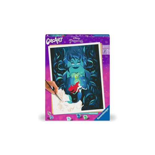 4005556237326 - Malen nach Zahlen RAVENSBURGER CreArt Ariel and Ursula bunt Malvorlagen KinderB30cm H40cm Made in Europe B30cm H40cm