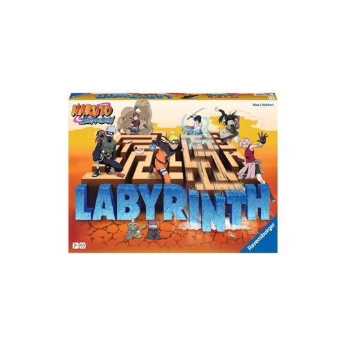 4005556275571 - Kobbert Max Ravensburger 27557 - Naruto Shippuden Labyrinth - Der Familienspiel-Klassiker für 2-4 Spieler ab 7 Jahren im Look der Animeserie