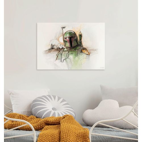 4036834564681 - Leinwandbild »Star Wars Boba Fett Sketch« Disney (1 St) 60 x 40 cm (Breite x Höhe) - Kinderzimmer Dekoration 4036834564681 - Leinwandbild »Star Wars Boba Fett Sketch« Disney (1 St) 60 x 40 cm (Breite x Höhe) - Kinderzimmer Dekoration