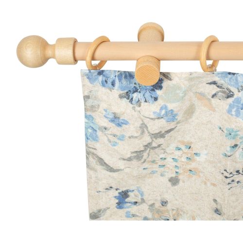 5949127121753 - Gardinenstange »Giro« 1 läufig-läufig Fixmass 28 mm Holz verschiedenen Längen und Farben Komplettset